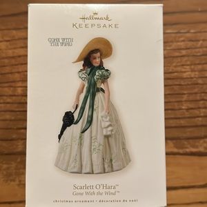 Hallmark keepsake ornament, Scarlett O’Hara gone with the wind